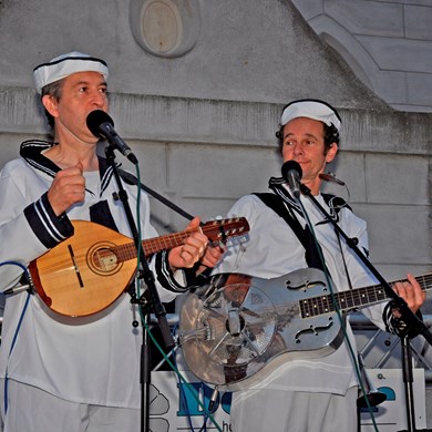 zingende matrozen - muzikanten duo - SAIL 2015 - zeeman liedjes zee - Texel